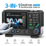 Osciloscopio Fnirsi 2d15p 3 En 1 2ch 100mhz Touch Portatil